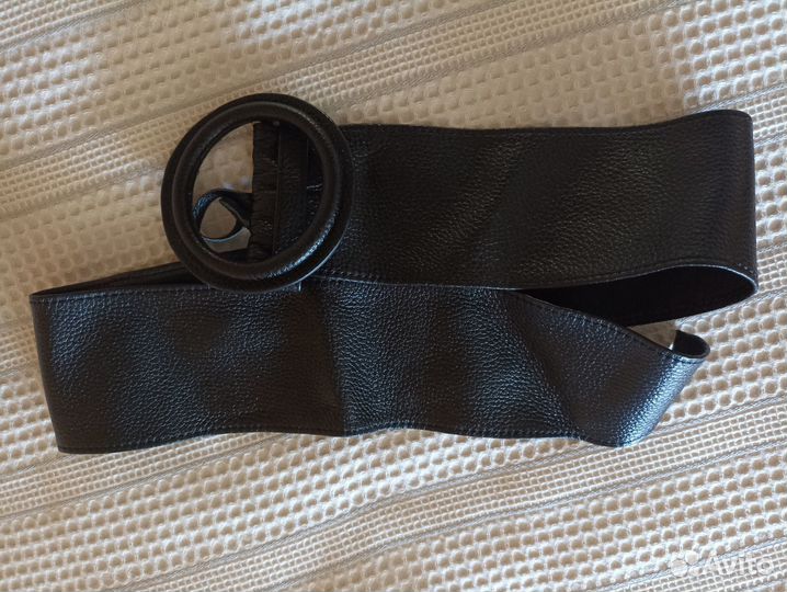 Ремень Италия 8 см ширина натур.кожа