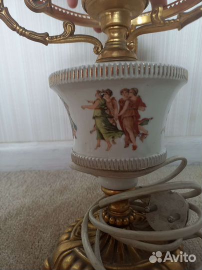 Лампа настольная винтаж