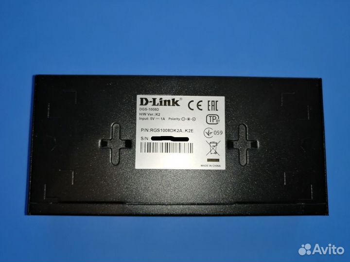 Коммутатор D-Link DGS-1008D/K2A