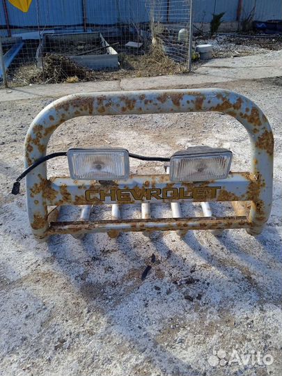 Кенгурятник на chevrolet ниву