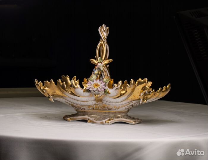 Редкость Фарфоровая ваза-фруктовница. Германия