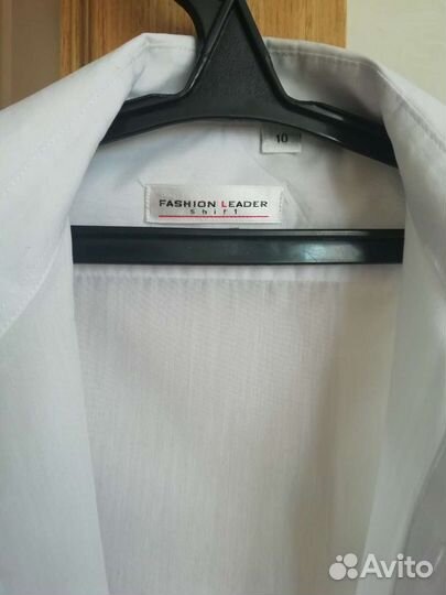 Детская белая рубашка