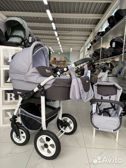 Коляска bari (BartPlast) 06 графит-серый