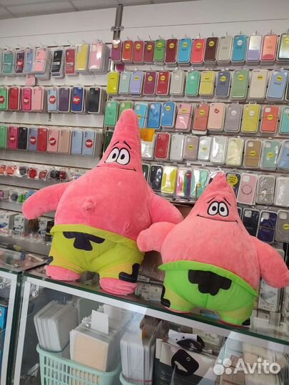 Патрик звезда мягкая игрушка из мультика