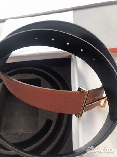 Ремень двухсторонний мужской hermes оригинал