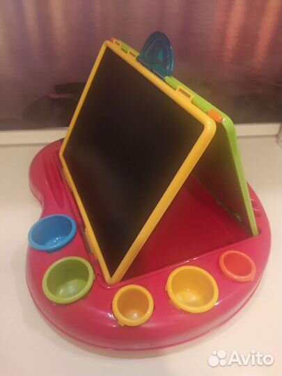 Доска меловая магнитно маркерная настольная ELC