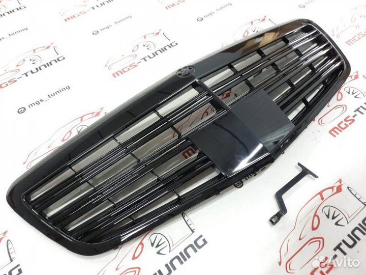 Решетка радиатора Mercedes S-class w221 S63 Black