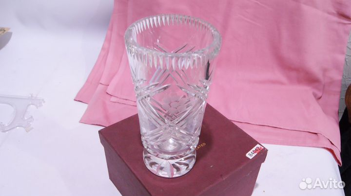 Вазы хрустальные разные СССР/ГДР/Bohemia