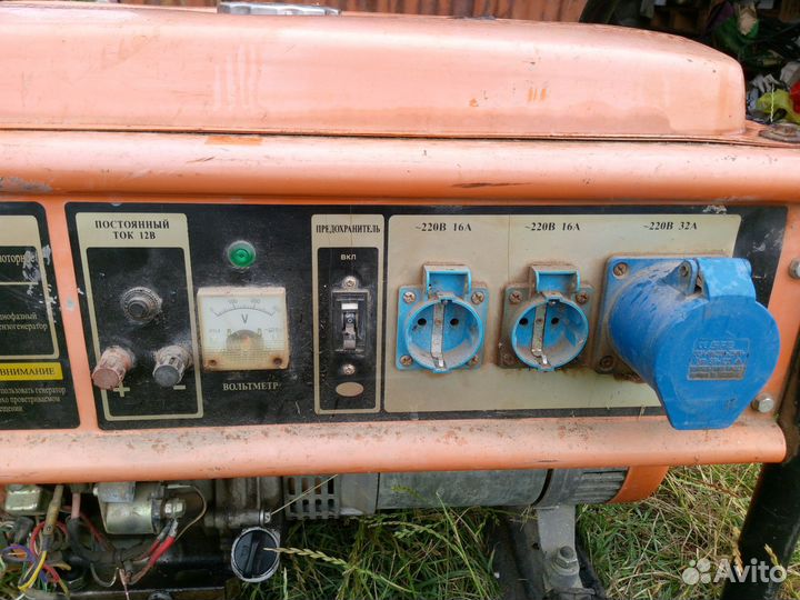 Электрогенератор бу Workmaster BG8500 E2 6.5 кВт