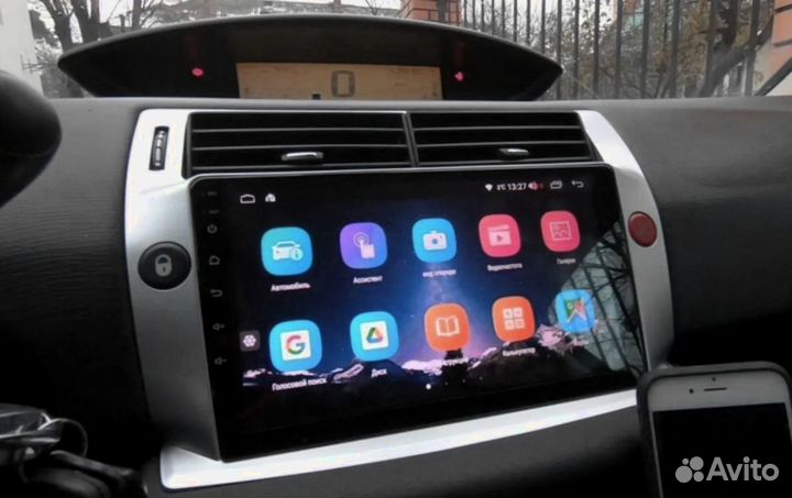 Магнитола Android Citroen C4