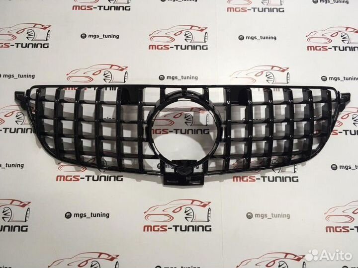 Решетка Mercedes GLE w166 GT style Black