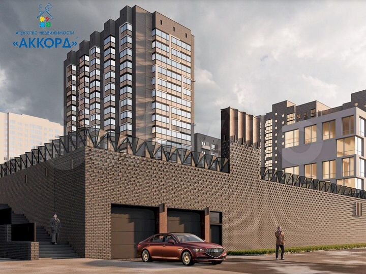 2-к. квартира, 41,4 м², 11/16 эт.