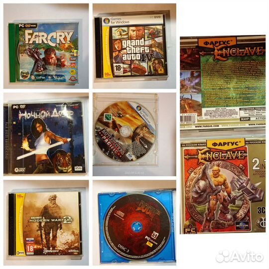 Игры PC для Windows 98/ME/2000/XP бу