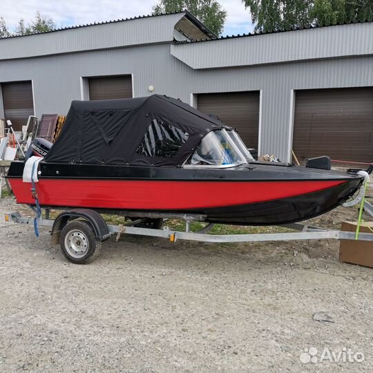 Ходовой тент на лодку Казанка 5м, 5м2, 5м3, 5м4