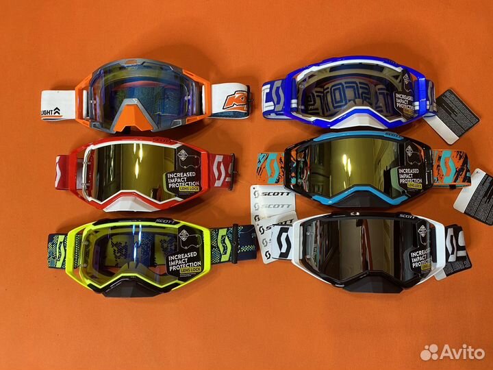 Очки для велосипеда мотокросса сноуборда