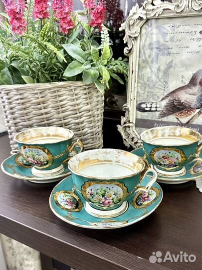 Антикварные чайные пары от Carlsbad