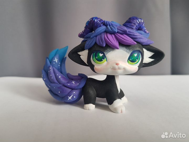 Лпс стоячка кошка ооак кот эльф lps