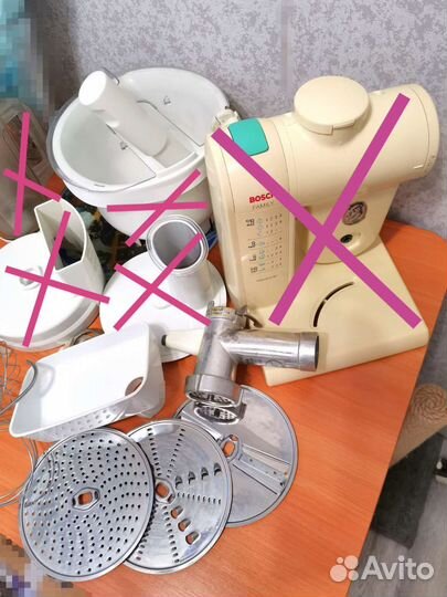 Кухонная машина - комбайн Bosch (детали), оригинал