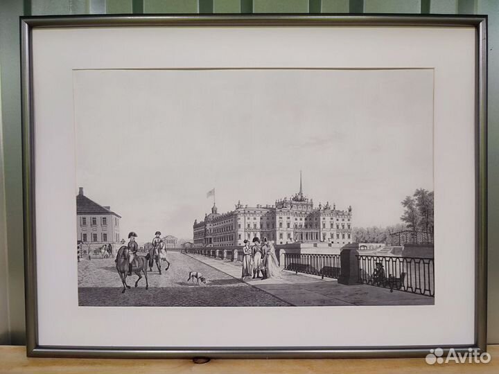 Принт гравюра 