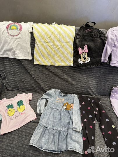 Детские вещи пакетом на девочку 4-5 лет