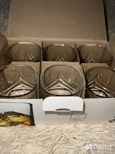 Стаканы «Триумф» 200 мл, стекло 6 шт