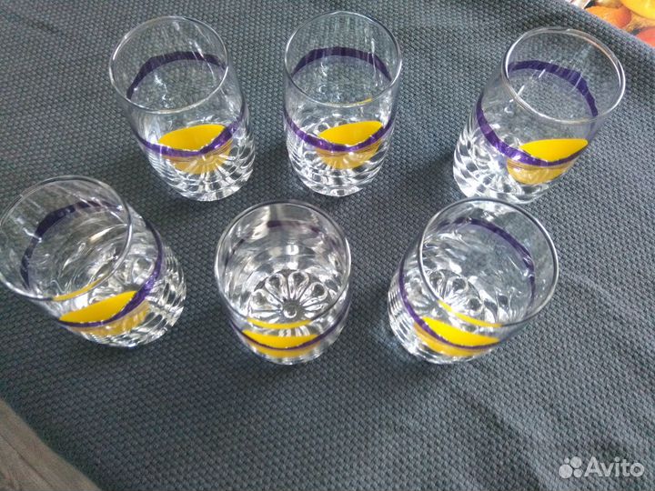 Стаканы стеклянные,набор