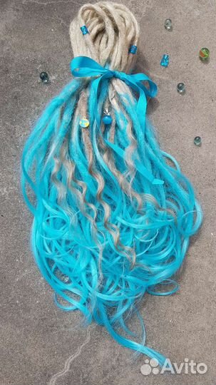 Дреды со свободным концом