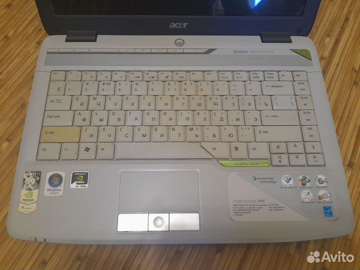 Acer 4520-6A2G16Mi нет изображения, но экран цел