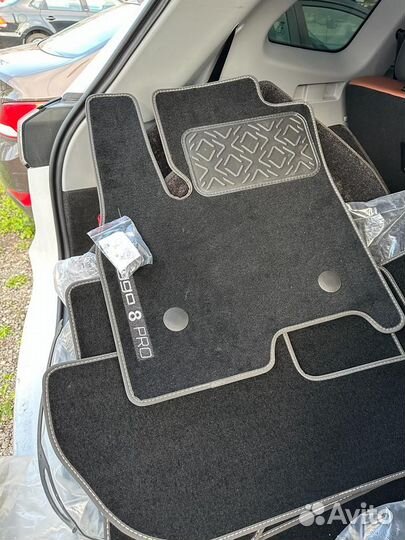 Велюровые коврики в салон chery tiggo8,PRO,MAX