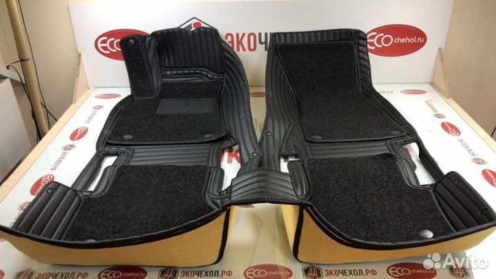 3D Коврики BMW Салон Багажник из Экокожи