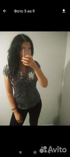 Атласная блузка, рубашка, кофточка