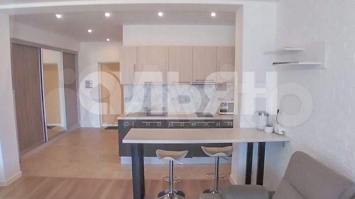 1-к. апартаменты, 52 м², 2/7 эт.