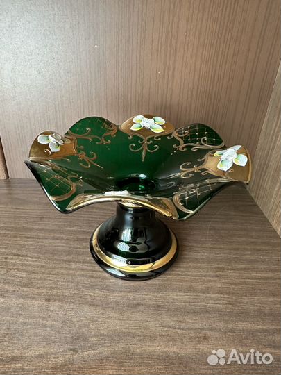 Ваза конфетница богемия