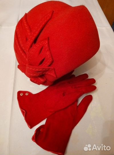 Шляпка+перчатки