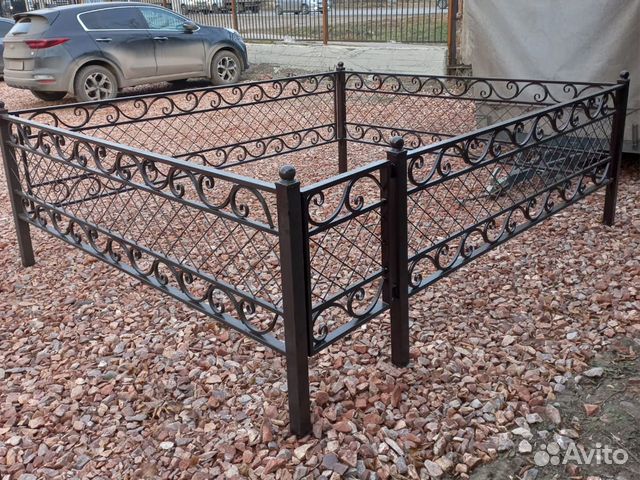 Изготовление ограды на кладбище