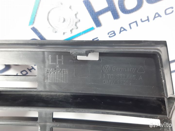 Решетка птф левая Volkswagen Touran 2006