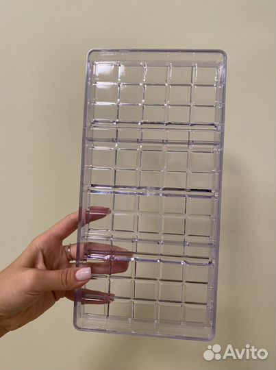 Форма для 4 шоколадных плиток