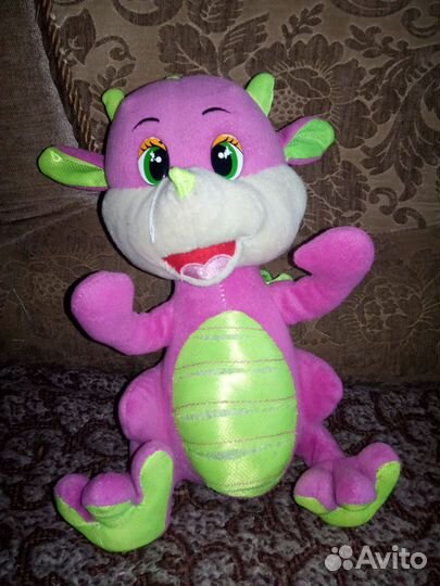 Мягкие игрушки заяц,дракон, бегиимот