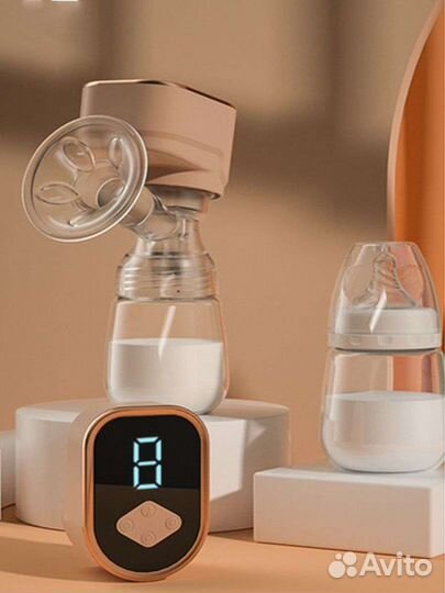 Молокоотсос электрический с дисплеем детский