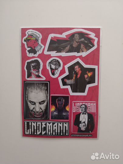 Стикеры Rammstein (Тилль)