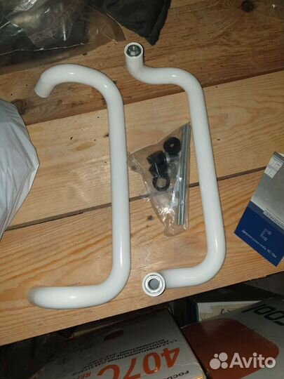 Ручка дверная скоба Apecs HC-1005-25/300-W белая