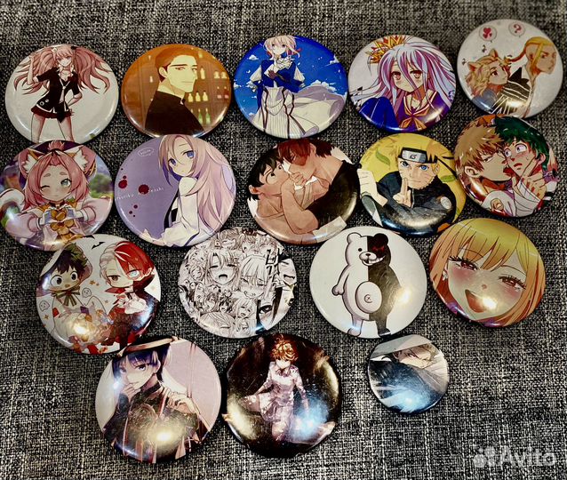 Значки с аниме