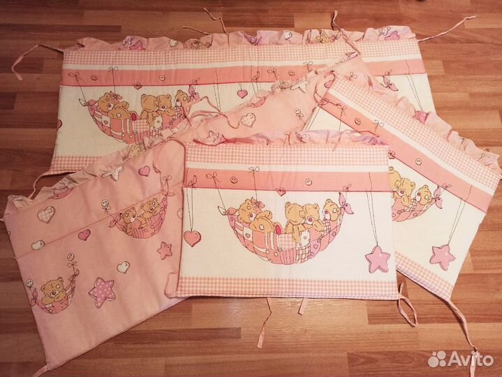 Бортики для детской кроватки