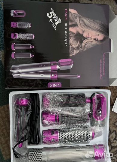 Фен стайлер для волос 5 в 1
