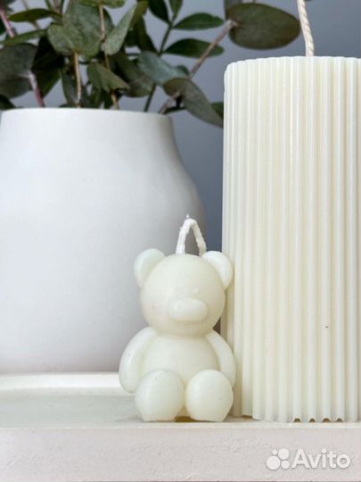 Свеча в форме мишки