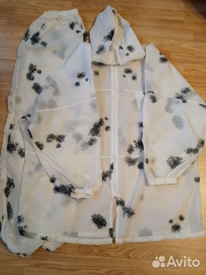 Охотничий зимний маскировочный костюм