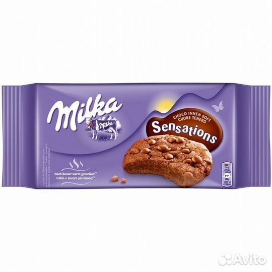 Печенье Milka Sensations Soft Inside Choco 156г