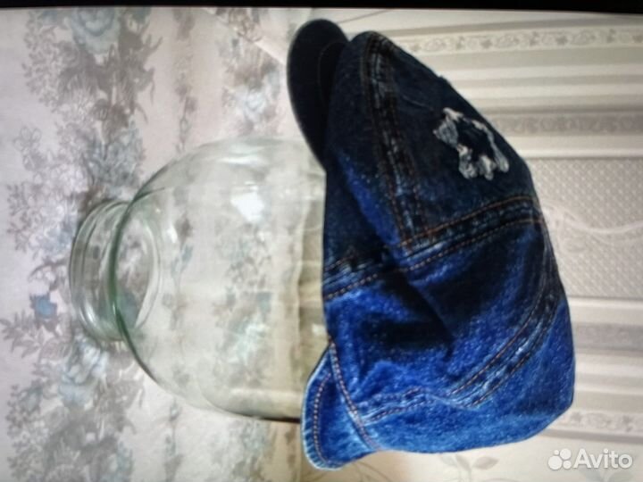 Джинсовая фуражка