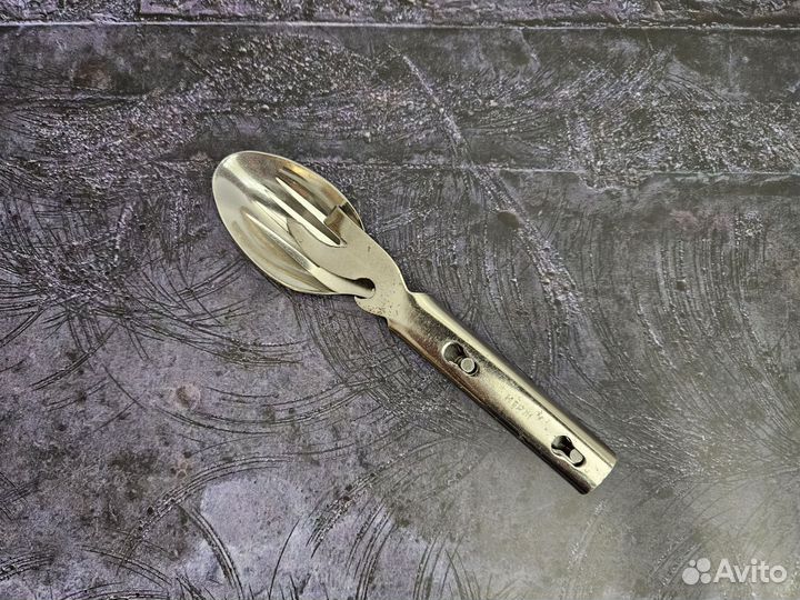 Туристический набор ложка вилка открывашка