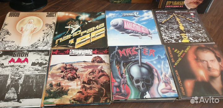 Небольшая коллекция русского рока на виниле 116 шт